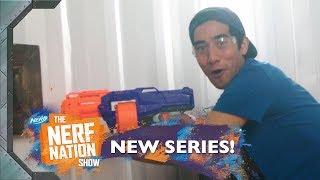 NERF Official  Zach King Team vs Mystery Guest -NERF Battle  NERF Nation