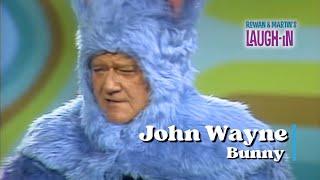 John Wayne Dressed As A Bunny  Rowan & Martins Laugh-In  George Schlatter