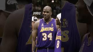 shaq over the years…