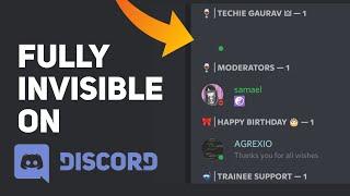 How to Get Invisible Name & Avatar Discord  Make Invisible Role Discord 2021  Techie Gaurav