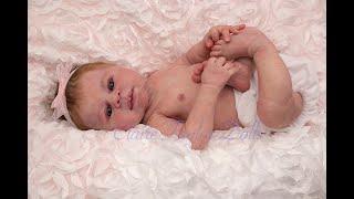 Newborn Baby Courtni #2 Details & Outfit Change Claire Taylors Full Silicone Limited Edition Baby