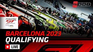 LIVE  Qualifying  Barcelona  Fanatec GT World Challenge Powered by AWS 2023 English