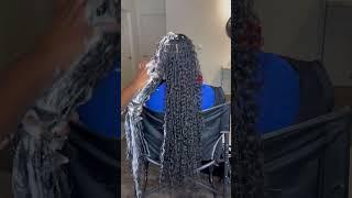 KNOTLESS GODDESS BOX BRAIDS  USING HUMAN HAIR #GYPSYBRAIDS #blackgirlmagic #youtubeshorts #longhair
