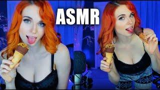 ASMR Sucking on a Popsicle & other Frozen Treats  Amouranth