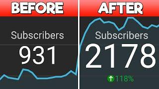 Small Channels DO THIS to DOUBLE YOUR SUBSCRIBERS in 5 Minutes