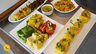 Ahmedabad Famous Breakfast Khaman Dhokla Khandvi Patra & Much More At Das Khaman l Gujarati Food