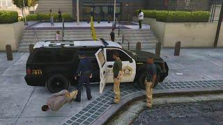 GTA V  Day 122 in LSPD  Michael Transport All Criminal in Jail Playing GTA 5 As A Police Officer 2