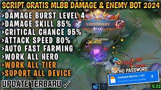 SCRIPT 1 HIT DAMAGE MOBILE LEGENDS DAN MUSUH BOT TERBARU 2024 ANTI BANNED