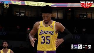 LOS ANGELES LAKERS vs OKC THUNDER  NBA2K24 PC Gameplay  June 25 2024  NBA2K24