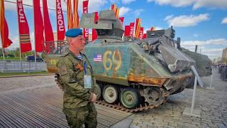 Captured NATO Tanks Have Arrived in Moscow