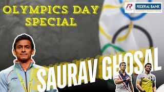 Saurav Ghosal on Olympic Day with Neeraj Chopra & Abhinav Bindra Insights