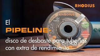 RS480 PIPELINE de RHODIUS - El disco de desbaste Pipeline para tuberías con extra de rendimiento