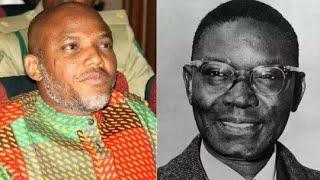 Nnamdi kanu reveals saying azikiwe is the cause of the problems igbos face today in nigeria