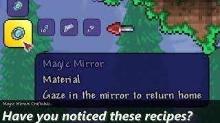 How to craft Magic Mirror in Terraria 1.4.4? ─ With other curiously cursed recipes...