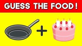 Can You Guess The Food By The Emoji?  Emoji Challenge  Emoji Puzzles