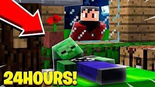 He IGNORED Me For 24 HOURS in Minecraft.. I Was Angry