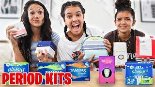 Comparing Tampons & Pads what is best PERIOD Kits for Teen Girls