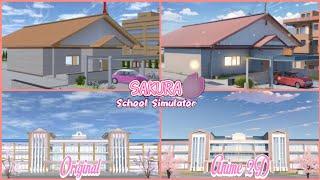 Gw bikin Anime 2D di Semua Tempat game sakura school simulator