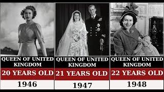 QUEEN ELIZABETH II Transformation from 1 to 96 Years 1926-2022