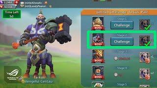 Limited Challenge Tarkus Past Stage 2 Challenge - Lords Mobile  Destroying the Lab
