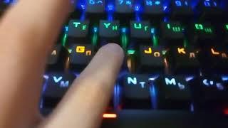 Звук механической клавиатуры Oklick 920G Iron Edge