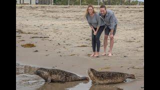 Ashlan and Philippe Cousteau Marine Mammal Care Center Celebrity Ambassador