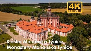 Klášter Mariánská Týnice dronem Plzeňský kraj - 4K