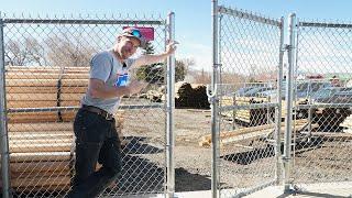 Shucks Adding A Gate To Existing Chain Link Fence