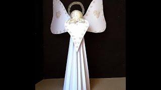 DIY- CARDSTOCK PAPER ANGEL Easy Christmas Angel Paper arts Paper project