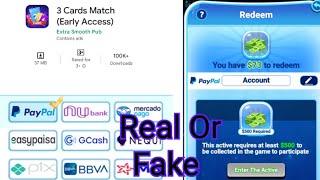 3 Cards Match app real Or Fake  3 Cards Match app withdrawal proof  3 Cards Match app