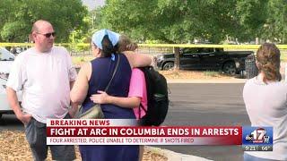 Four arrested for fight at ARC in Columbia Sunday afternoon police unable to determine if ...