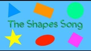 The Shapes Song childrens song for learning basic shapes