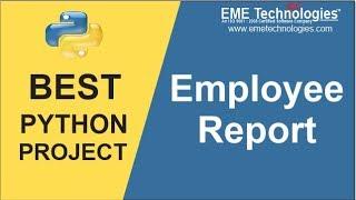 Employee Report Management System Project in Python  Download Final Year Projects with Source Code