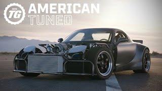Listen To This 10000rpm 2000hp 4-Rotor Mazda RX-7 Scream  Top Gear American Tuned