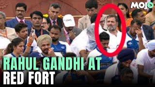 Rahul Gandhi Takes Part In Independence Day Ceremony At Red Fort