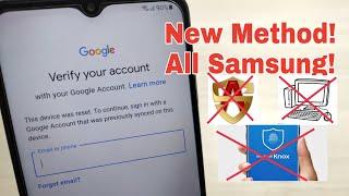 New Method All Samsung Android 1112 Remove Google Account Bypass FRP.