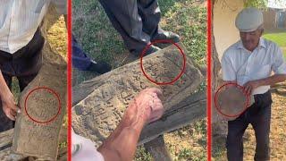 В Казахстане обнаружили древний камень с Персидским надписью.
