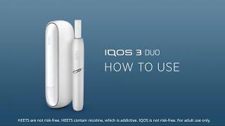 How to use IQOS 3 DUO  IQOS UK