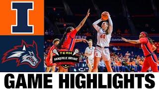 Illinois vs Stony Brook Highlights  2024 NCAA Womens Basketball Championship  College Basketball