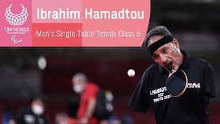 No-Armed Table Tennis Player Ibrahim Hamadtou Against Park Hong-kyu  Table Tennis  Tokyo 2020