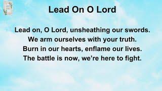 Lead On O Lord Lyrics