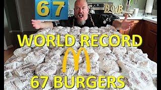 MCDONALDS HAMBURGER CHALLENGE WORLD RECORD - Collaboration with Corbucci Eats