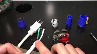 How to make a Neutrik Power-Con Cable
