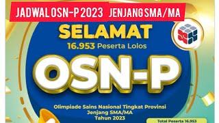 Ini Jadwal Pelaksanaan OSN-P 2023 Jenjang SMAMA