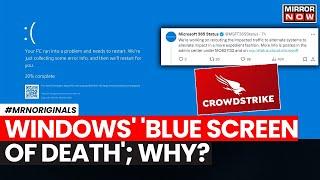 Microsoft Blue Screen Error  Global Outage Computers Stop Working  Crowdstrike  Screen of Death