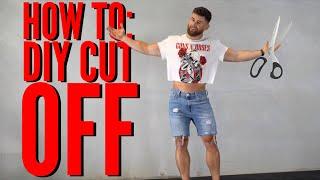 How To DIY crop top & cutoff denim