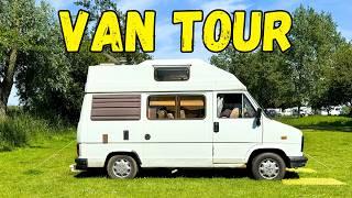 VAN TOUR Our Home For The Past Year  Full Time Vanlife UK