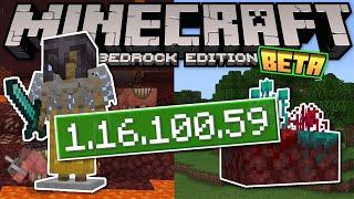 Minecraft Bedrock BETA 1.16.100.59  OUT NOW ⬆️Render Distance⬆️ ChangeLog  MCPE  Xbox  Windows