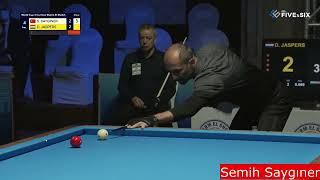 3 cushion billiards 5 Best Shots Semih Saygıner 5 güzel vuruş 3 band bilardo harika vuruşlar