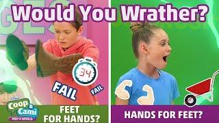 Feet For Hands or Hands For Feet?  Coop & Cami Ask the World  Disney Channel